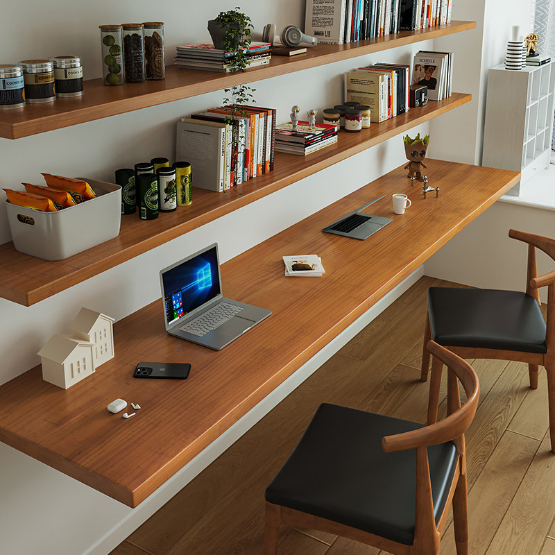 Bedroom Furniture - Bureau en bois massif nordique avec