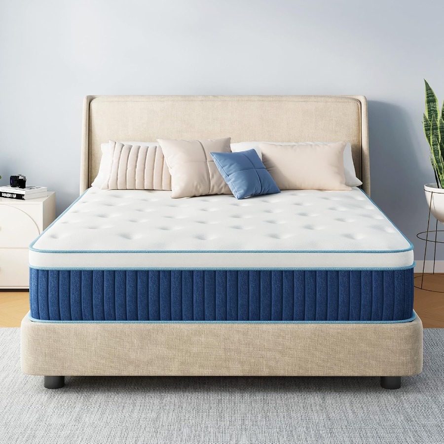 Memory Foam Mattress In A Box Queen - Matelas hybride Queen de 12 pouces,