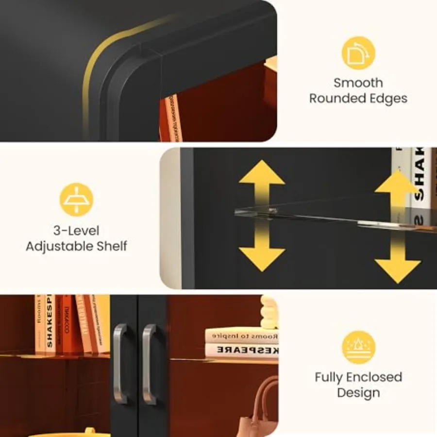 Vitrine pour le salon avec por - Storage avis et prix