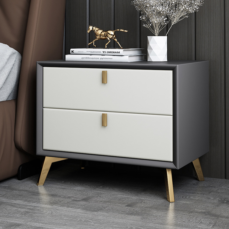 Table de chevet moderne en sim - Solid Wood Nightstand 2 Drawers avis et prix