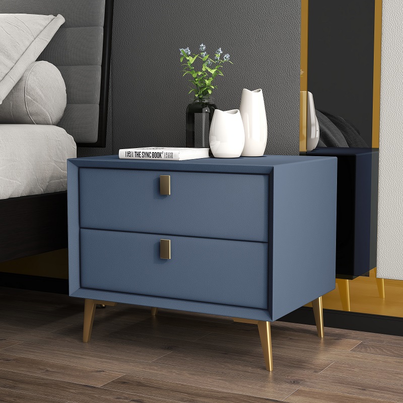Table de chevet moderne en sim - Solid Wood Nightstand 2 Drawers avis et prix