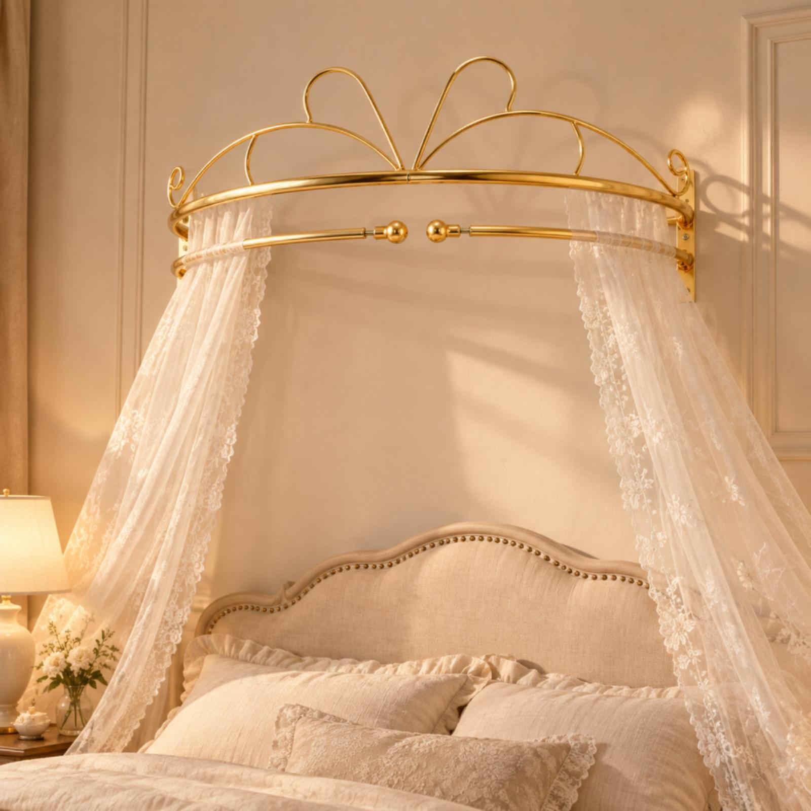 Cadre de rideau de lit en méta - Canopy Bed Frame Metal Queen avis et prix