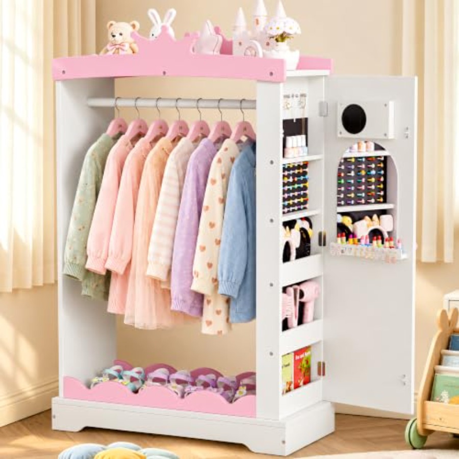 Armoire de jeu de rôle pour en - Full Length Mirror Jewelry Armoire avis et prix