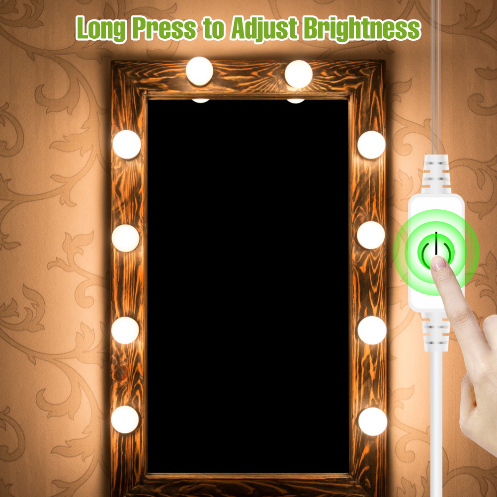 Ampoule LED pour miroir de maq - Dressing Table Vanity With Lighted Mirror avis et prix