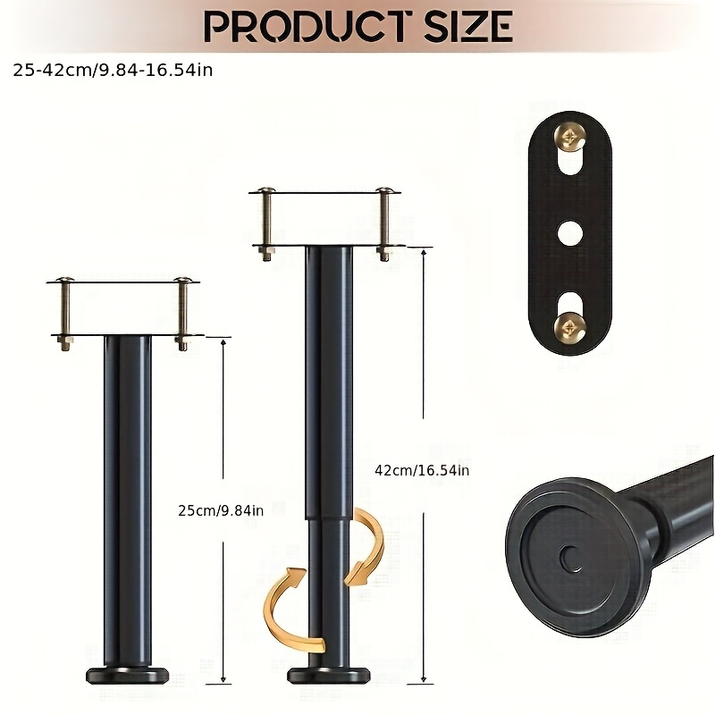 Hauteur réglable : 4 pieds de  - Canopy Bed Frame Metal Queen avis et prix