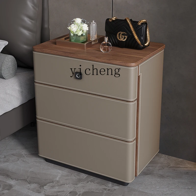 Coffre-fort de chevet en cuir  - Tables avis et prix