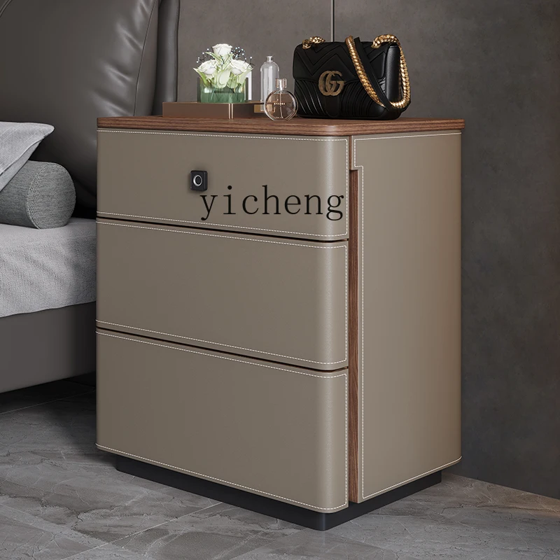 Coffre-fort de chevet en cuir  - Tables avis et prix