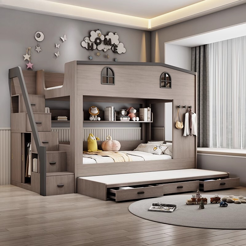 Lits nordiques à deux étages p - Bunk Bed With Stairs And Slide avis et prix