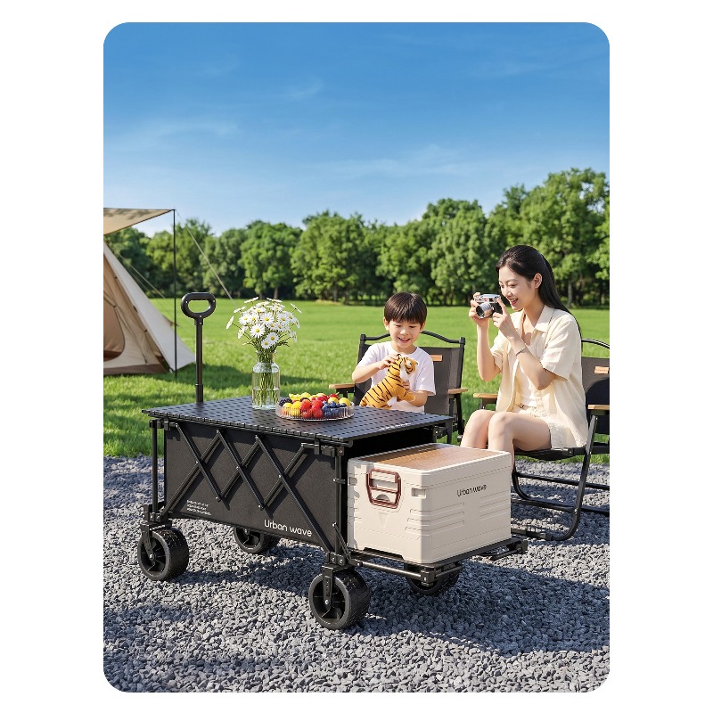 Chariot de camping pliable, ch - Outdoor Furniture avis et prix