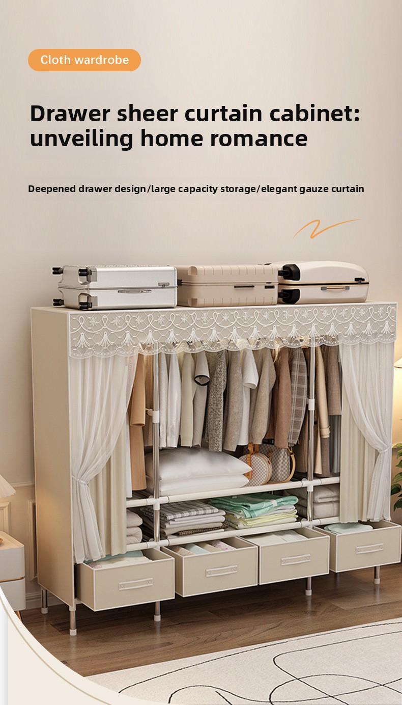 Armoire Portable avec Housse,  - Wardrobe Closet Portable Fabric Cover avis et prix