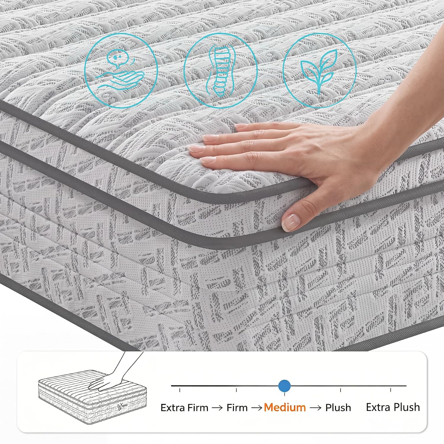 Matelas Queen Size 12 pouces,  - Memory Foam Mattress In A Box Queen avis et prix