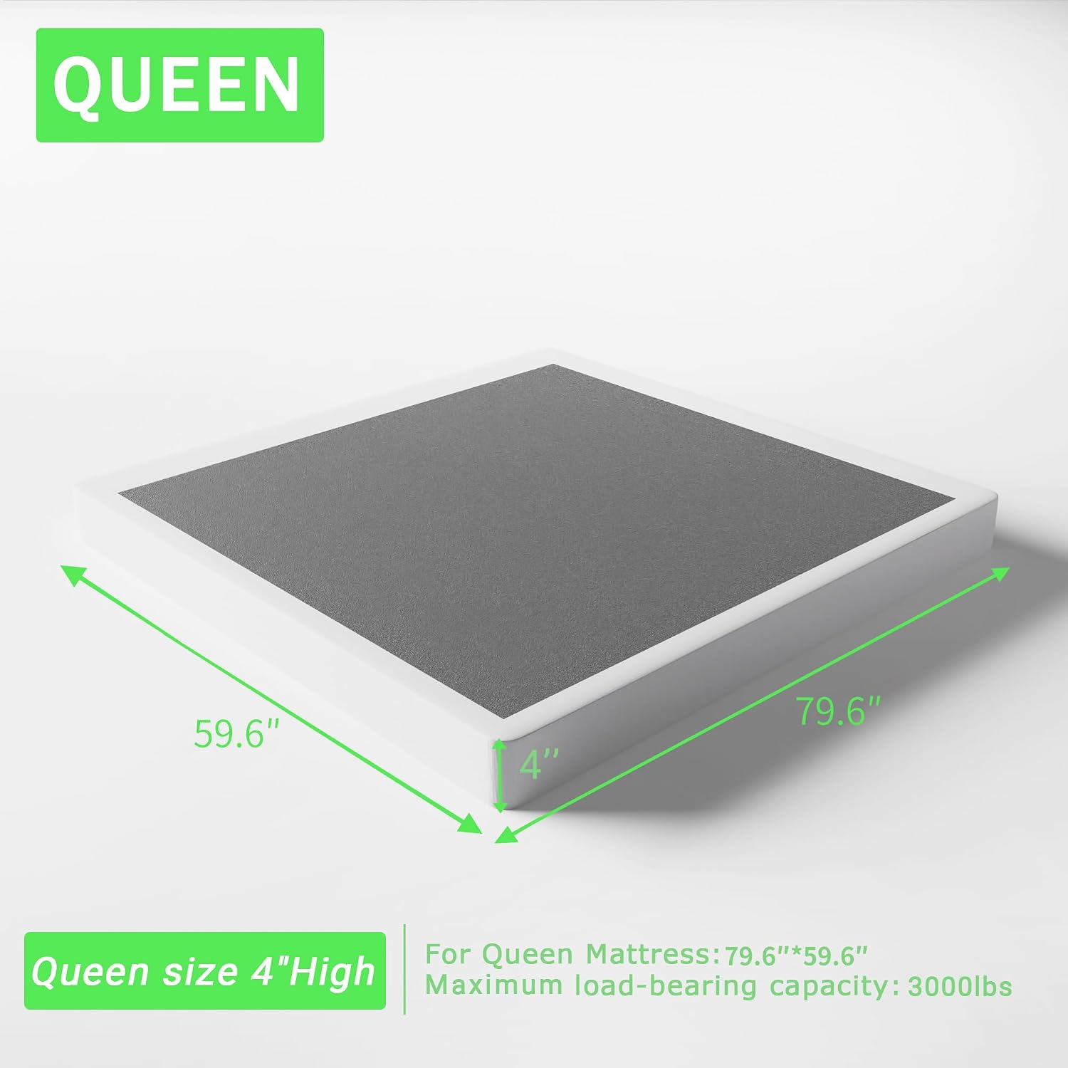 Sommier Queen de 4 pouces à pr - Canopy Bed Frame Metal Queen avis et prix