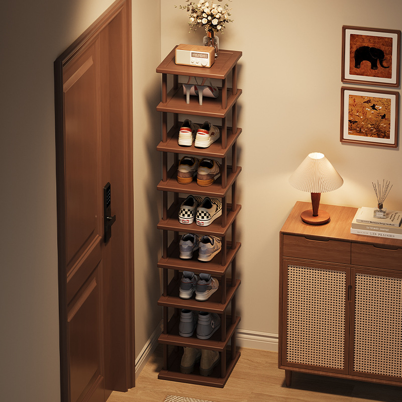 Meuble à chaussures moderne po - Shoe Rack Cabinet Narrow Entryway avis et prix