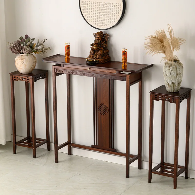 Table d'offrandes en noyer, ta - Tables avis et prix