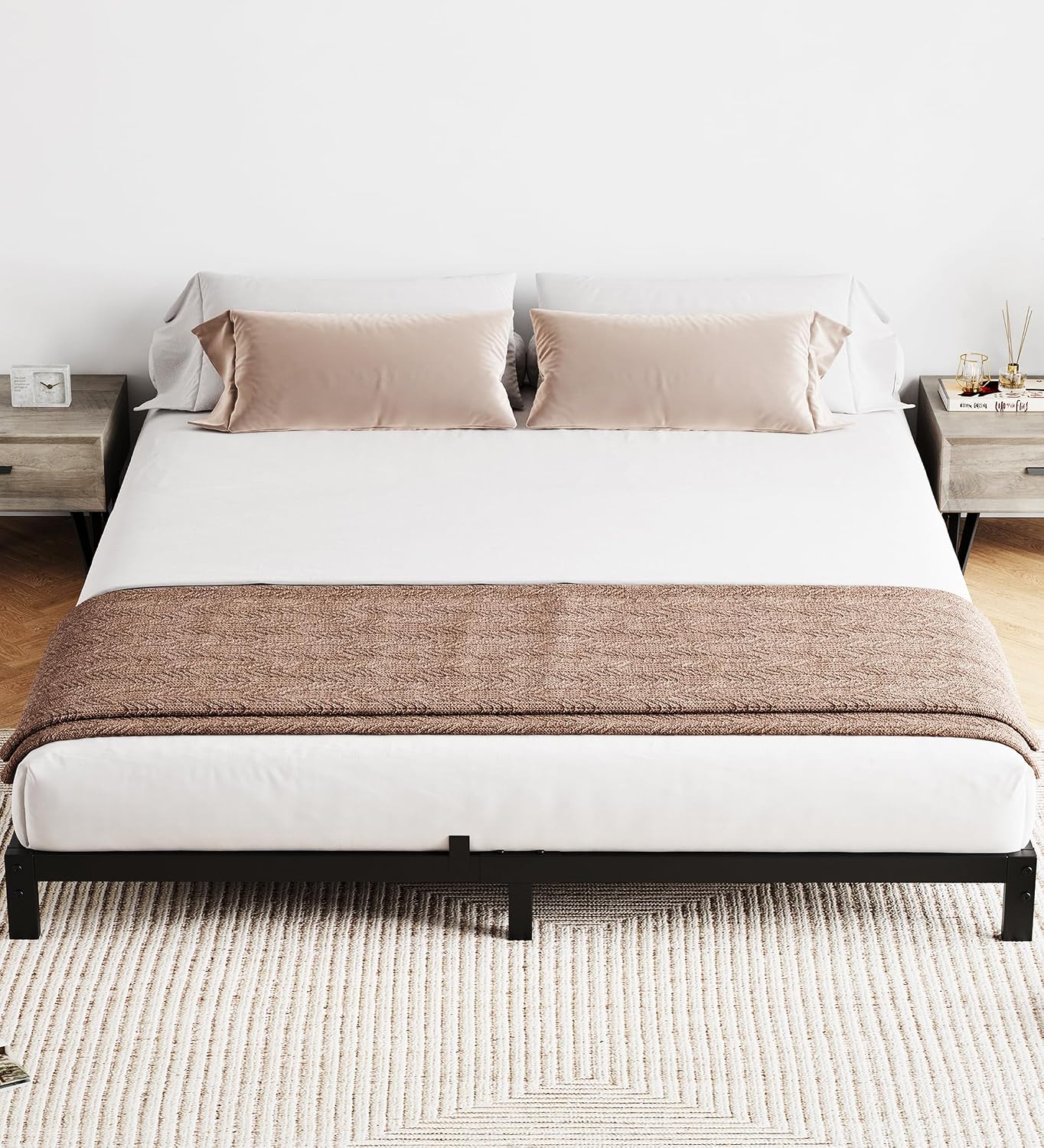 Cadre de lit Queen en métal ro - Canopy Bed Frame Metal Queen avis et prix