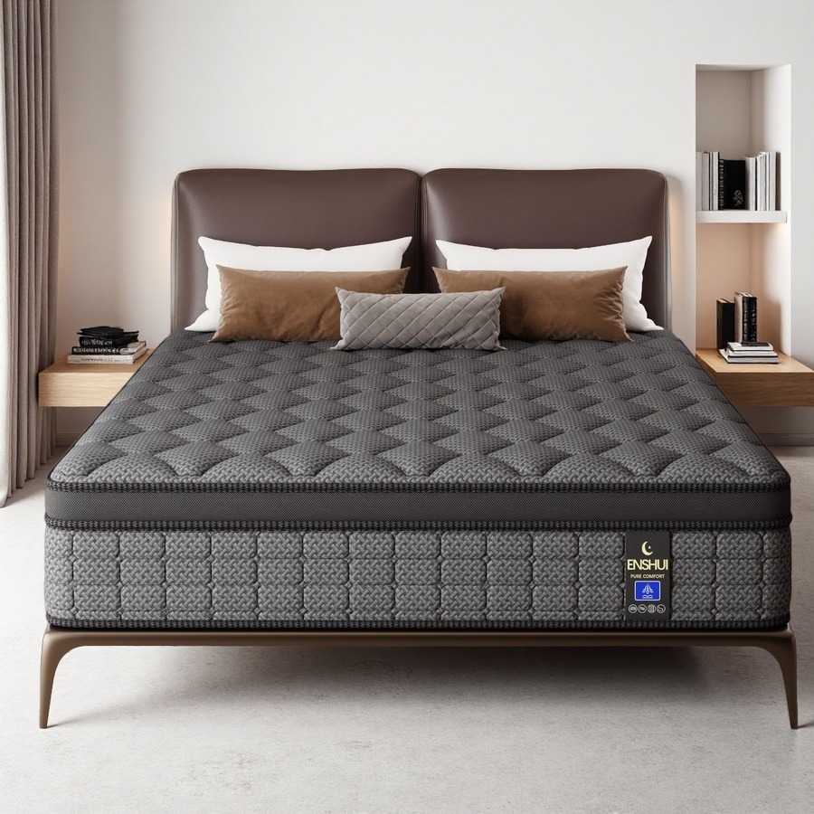Matelas hybride en mousse à mé - Memory Foam Mattress In A Box Queen avis et prix