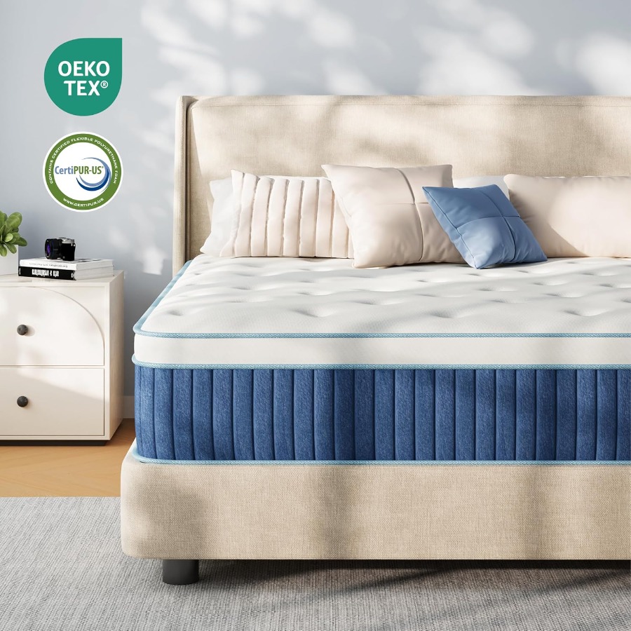 Matelas hybride Queen de 12 po - Memory Foam Mattress In A Box Queen avis et prix